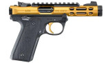 Ruger Mark IV 22/45 Lite, .22 LR, 4.40" Barrel, 10 Rds, Gold Anodized - 736676439263 