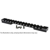 Warne Mountain Tech Tactical Rail, Black Anodized - 656813106868 