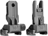Strike Industries SPBUS Strike Polymer Backup Sights, Black Folding, AR-15 - 793811765694 