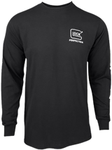 Glock AP96098 Perfection Long Sleeve Tee, Black, Pre-Shrunk Cotton, Small - 764503056550 