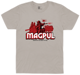 Magpul Nonstop Polymer Action, Silver Cotton Short Sleeve, XL - 840815133643 