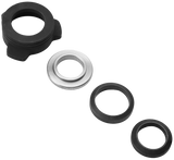 Strike Industries Oppressor Universal 3-Lug QD Base Set, Black/Silver, 1/2" & 5/8" Threaded Barrels - 793811765762 