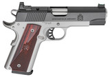 Springfield 1911 Ronin AOS, 9MM, 4.25" Barrel, 9 Rds, Blued/Stainless 