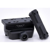 Warne Red Dot Riser, Reflex, Black Anodized - 656813107377 
