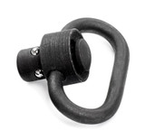 Daniel Defense Heavy Duty Push Button Quick Detach Sling Swivel, 1.25" Loop, Heavy Phosphate Finish 