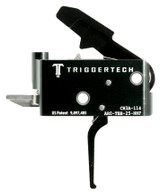 TriggerTech Remington 700 Adaptable, Flat Trigger, Black Finish - 885768000390 