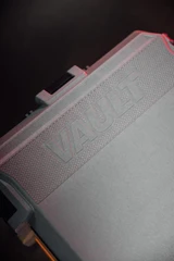 Pelican VCV7300000GRY Vault Double Rifle Case, 44" Gray, Polyethylene Foam, Weather Resistant 