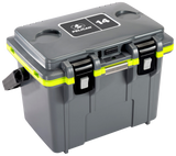 Pelican 14Q-1-DKGRYEGRN 14QT Elite Cooler, Dark Gray/Green Finish - 019428178017 
