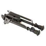 Harris Engineering HBSLM Bipod, 9-13" Adjustable Legs, Swivel, Notched, Black - 051156012133 