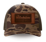 Blackstone Name Large Square Patch Hat, Adjustable Fit, Multiple Styles 