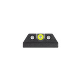 Night Fision Night Sight Set, Yellow Front, Square Notch Rear, FN 509, Black - 810116036615 