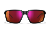 Wiley X AC6SRA06 Sierra, Red Mirror Lens, Polycarbonate Gloss Black Frame - 712316023733 