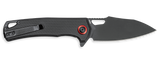 CobraTec Wolverine, 3.13" D2 Drop Point, G10 Handle, Black - 099654044812 