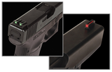 TruGlo Fiber Optic Sight for S&W M&P, Red Front Green Rear, Black - 788130012581 