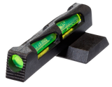 HiViz SW2014 LiteWave Front Sight, Green Fiber Optic, Steel Frame, Black - 613485588934 