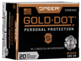 CCI, .45 ACP, 185 Gr, JHP, 20 Rds - 076683239648 