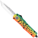 CobraTec MFLGNFS3TNS FS-3, 3" D2 Tanto, Aluminum Handle, Green - 099654041873 