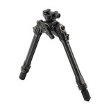 Leapers UTG PRO TBNR Bipod, 8.5"-11" Center Height, Picatinny, Black Anodized - 4717385556362 
