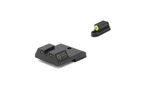 Night Fision Perfect Dot NS Set, Yellow Front + U Black Rear, for CZ-USA P-10 C - 810116032877 