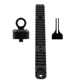 XS Sight Systems Lever Rail Ghost Ring WS - Marlin 30AS Dovetail Front, Anodized, Red - 647533041942 