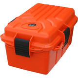 MTM Survivor Dry Box Large, Built-In Compass, Signaling Mirror, Water-Resistant, Orange - 026057374352 