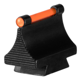 Truglo TG95530RR 3/8" Dovetail Front Sight, Red Fiber Optic, Matte Black Finish - 788130022610 