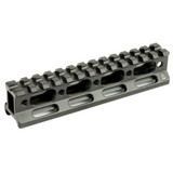 Leapers UTG 1" SPR SLM Picatinny Riser Mount, 13 Slots, Black Finish - 4717385551923 