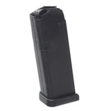 ProMag PM GLKA10, Magazine, 15 Rds, Steel Insert, Black Polymer - 708279013676 