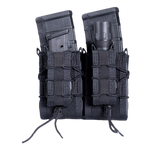 High Speed Gear TACO Double Decker, MOLLE Mount, Black Nylon - 849954037416 