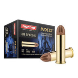 Norma, .38 SPECIAL, 80 Gr, FRANGIBLE, 20 Rds - 810036150187 