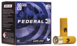 Federal, 20 GAUGE, SOFT POINT, 25 Rds - 029465172664 