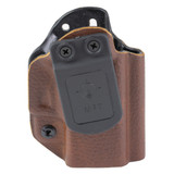 Mission First Tactical Hybrid Holster, Kydex/Leather, Brown - 814002027459 