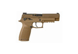 SIG Sauer P320 M17, 9MM, 4.70" Barrel, 21 Rds, Coyote - 798681699216 