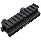 TruGlo TG TG8980B, Riser Mount, 3/4 Picatinny, CNC-Machined Aluminum, Black - 788130018231 