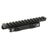 American Defense Mfg. AD-1700-XLR, Quick Detach Riser Mount, Fits Picatinny, Anodized Finish, Black - 810104930888 