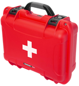 NANUK 920 First Aid Case, Red Resin, PowerClaw Latches - 666365031648 