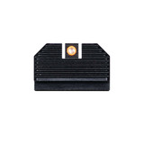 Night Fision Optics Ready Stealth Night Sight Set, Orange Front Blank Back, Black Nitride Finish - 810116036899 