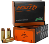 HSM, 10MM AUTO, 180 Gr, JHP, 400 Rds - 810742026349 
