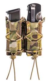 High Speed Gear TACO Mag Pouch, Double, MultiCam Nylon, Belt Compatible w/ Pistol - 849954027851 