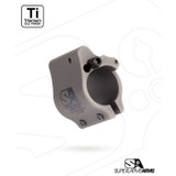 Superlative Arms SABO-DI-875CGT, Clamp On Adjustable Gas Block, Titanium, Gray DLC Finish - 850011846469 
