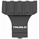 TruGlo TG8975B Picatinny Riser Mount, 45 Degree Offset, Black - 788130024379 