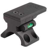 Leapers 1-Piece UTG ACCU-SYNC Leveler II Mount with MRDS 1", Magnetic Flip-to-Side Anti-Cant Bubble Leveler, Matte Black Anodized - 4717385557123 