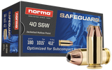 Norma, .40 S&W, 180 Gr, JHP, 50 Rds - 810036151672 