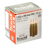 Sterling, 7.62X39MM, 123 Gr, FMJ, 20 Rds - 8698779967284 