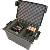 MTM Molded Products Tactical Case, 4 Gun Capacity, Water-Resistant, Black - 026057311043 