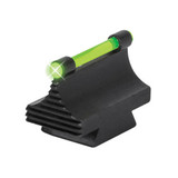 TruGlo TG TG95343RG, Green Fiber Optic, 3/8" Dovetail, .343" Height, Black - 788130021675 