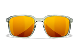 Wiley X AC6ALF04 Alfa, Bronze Mirror Lens, Gloss Crystal Light Olive Frame - 712316006804 