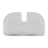 Ghost Armorer's Slide Cover Plate, Clear Polymer, Easy Installation, Matte Clear - 644406909415 