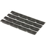 Ergo Grip EG4332-4PKBK, Rail Covers, M-LOK WedgeLok, 4-Pack, Black - 874748006187 