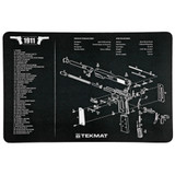 TekMat 1911 Pistol Mat, Black, 11"x17", Includes Microfiber TekTowel - 612409970633 